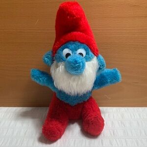 Papa Smurf Plush by Peyo and Schleich